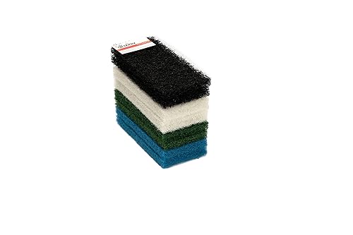 The Tile Doctor Multipurpose Scrub Pad Set - Ideal for Bathroom, Kitchen & Floor Cleaning - Non-Scratch Dish Sponge & Shower Scrubber - Perfect