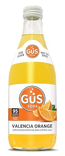 GuS Soda - Dry Valencia Orange - 12 oz (24 Glass Bottles)
