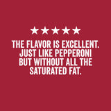 Chef’s Cut Real Turkey Jerky | Smoked Turkey Meat Sticks | High Protein Snack with 8 g Protein & 100 Calories, Gluten Free, Keto-Friendly| Pepperoni |
