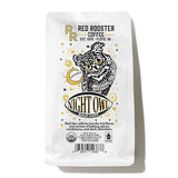 Red Rooster Coffee, Organic Night Owl Half-Caff Coffee - Medium Roast Whole Bean - Notes of Cocoa Nib & Baking Spice - 2LB- USDA Organic, Fair Trade