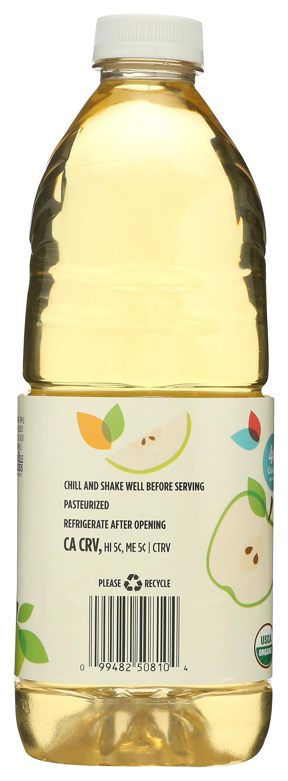 365 by Whole Foods Market, Organic Reduced-Sugar Apple Juice, 64 Fl Oz