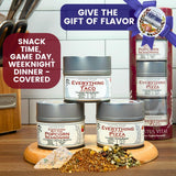 Spice, Nice & Everything Seasonings: Taco, Pizza, Popcorn | Gift Packaged Set of 3 | All Natural, Non GMO Seasoning | Gourmet Spice Blends & Rubs |