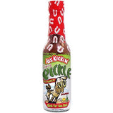 KICKIN' Ultimate Premium Spicy Hot PICKLE Gift Set for Hot Sauce, Popcorn, Peanuts - Great Spicy Snack - Perfect for Stocking Stuffers or Christmas