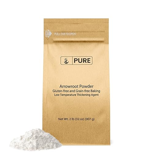 Pure Original Ingredients Arrowroot Powder (2 lb) Corn Starch Alternative, Thickener & Binder