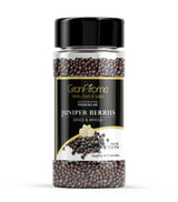 GranAroma Juniper Berries, Whole & Dried, Herbaceous Flavor, Cooking Spice (2.5 Ounce)