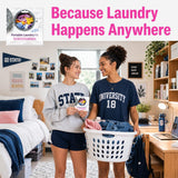 Portable Laundry Kit - Travel Clothes Cleaning Essentials with Liquid Detergent, Stain Remover Wipe, Dryer Sheet & Laundry Bag - Bulk Supply