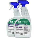 Theochem In-Cide EPA Registered Disinfectant Spray - Kills 99.9% of Germs, Mold, Mildew and MRSA - Multi-Surface Cleaner for Home, School & Hospital