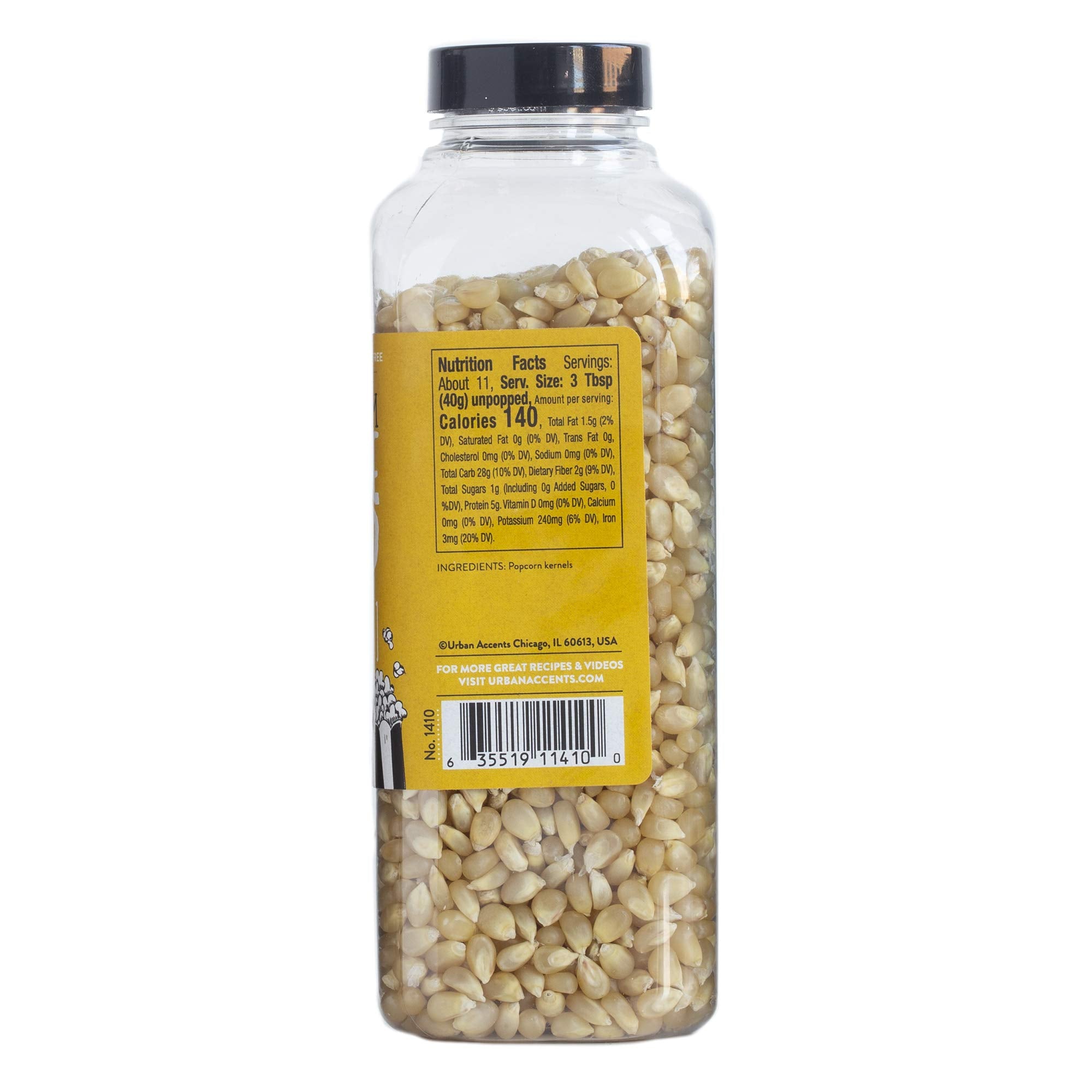 Urban Accents GET POPPIN', Gourmet Popcorn Seasoning Gift Set (Set of 5) - Delicious Non-GMO Popcorn Kernels and 4 Gourmet Popcorn & Snack Mix