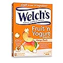 Welch’s fruit ‘n yogurt mango-peach fruit snacks 1 box of 8 (0.7oz) pouches
