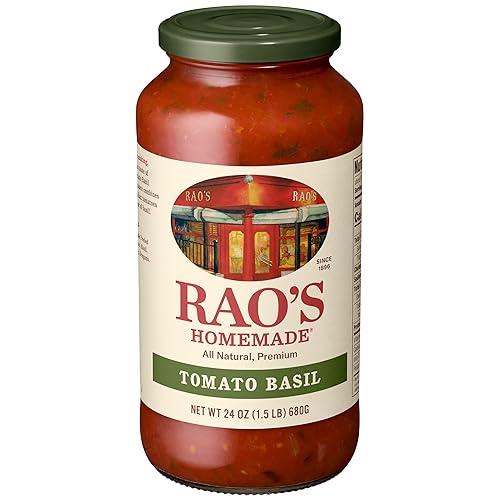 Rao's Homemade Tomato Basil Sauce Made with Italian Tomatoes, 24 oz