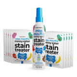 Miss Mouth's Messy Eater Stain Treater Spray - 4oz & 10 Wipes Stain Remover - Newborn & Baby Essentials - No Dry Cleaning Food, Grease, Coffee Off