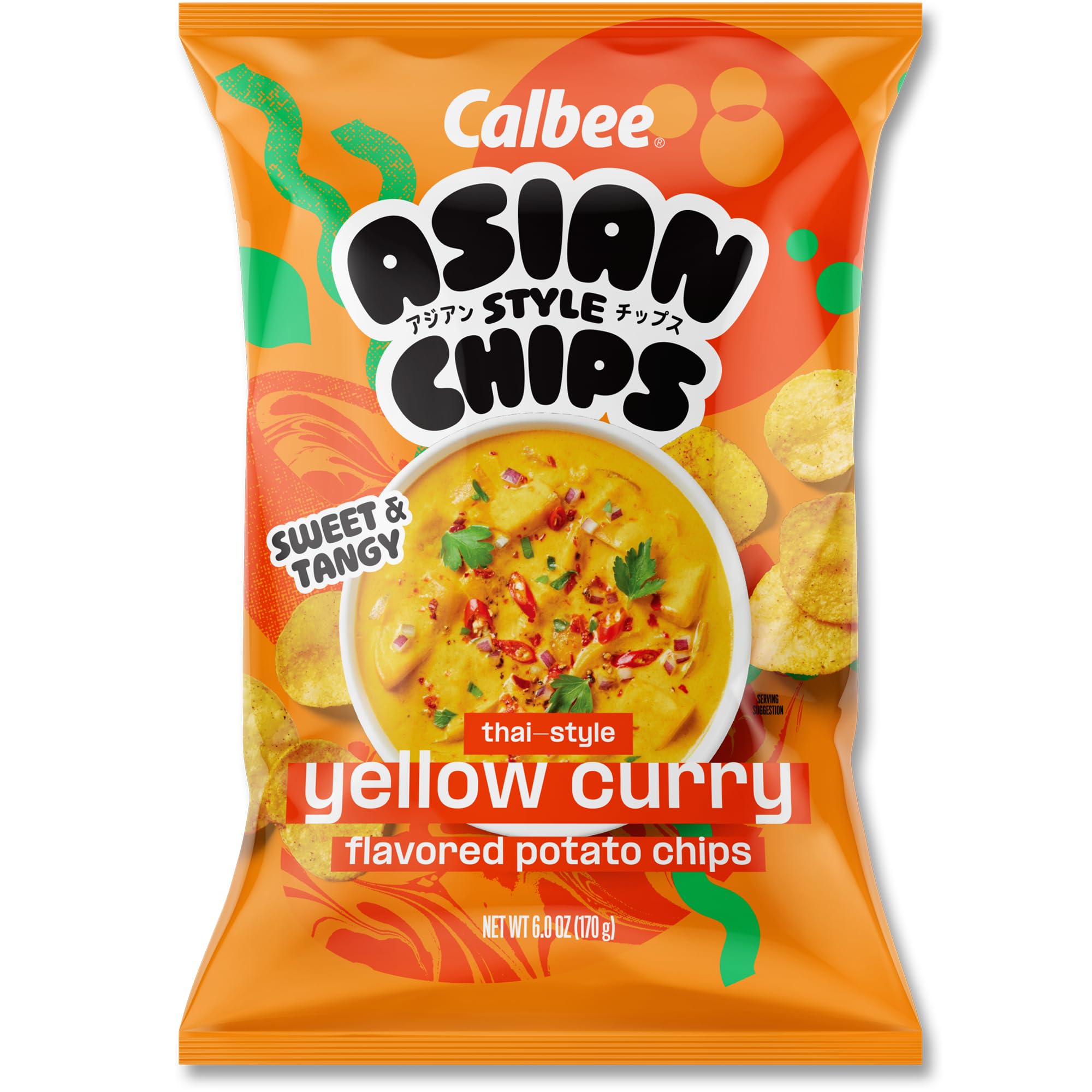 asian chips yellow curry