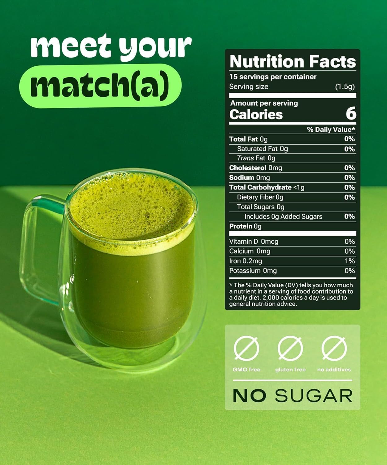 MATCHA DNA Certified Organic Matcha Green Tea Powder (16 oz BAG)
