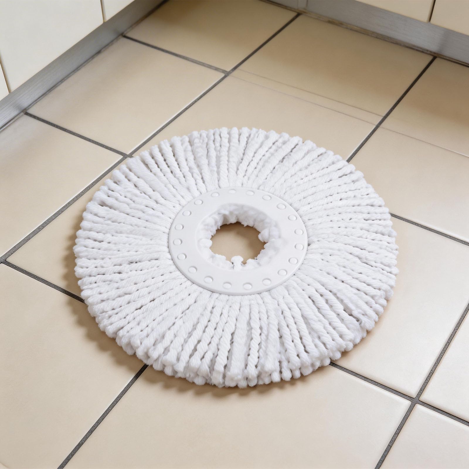 Spin Mop Heads Refill, Easy Wring Microfiber Replacement Pads for Deep Cleaning 6-Pack Universal Fit for Most Round Spin Mops