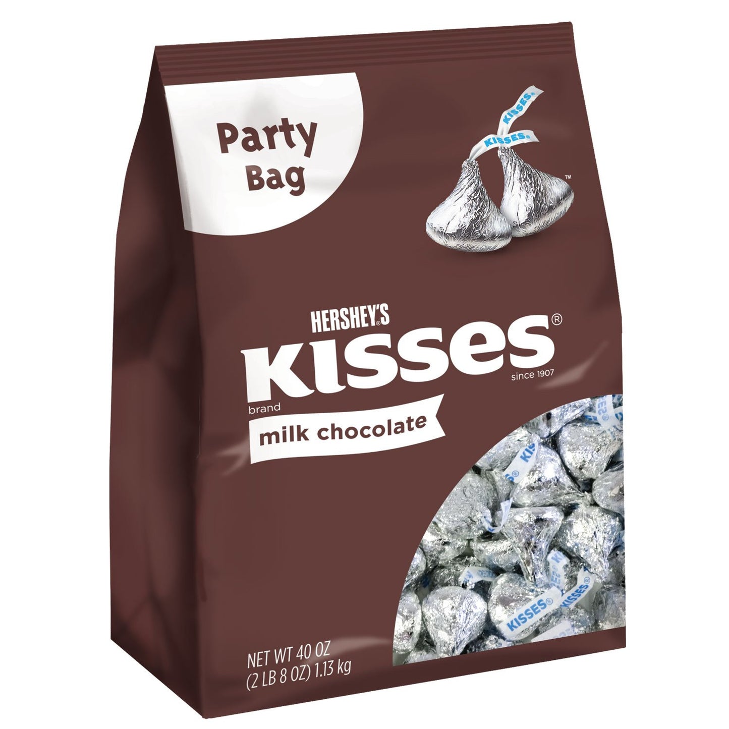 Hershey's Kisses, Milk Chocolate, 40-Ounce Packages (Pack of 2)