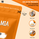 Oh! Nuts Raw Macadamia Nuts - Macadamia Nuts Unsalted - Jumbo Macadamia - 1 lb - 100% Natural Snack