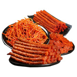Spicy Strip Small Gluten Spicy Strips Latiao Snack Food - Chinese Special Classic Handmade Spicy Gluten Latiao Delicious Snacking, Best Vegan Fragrant