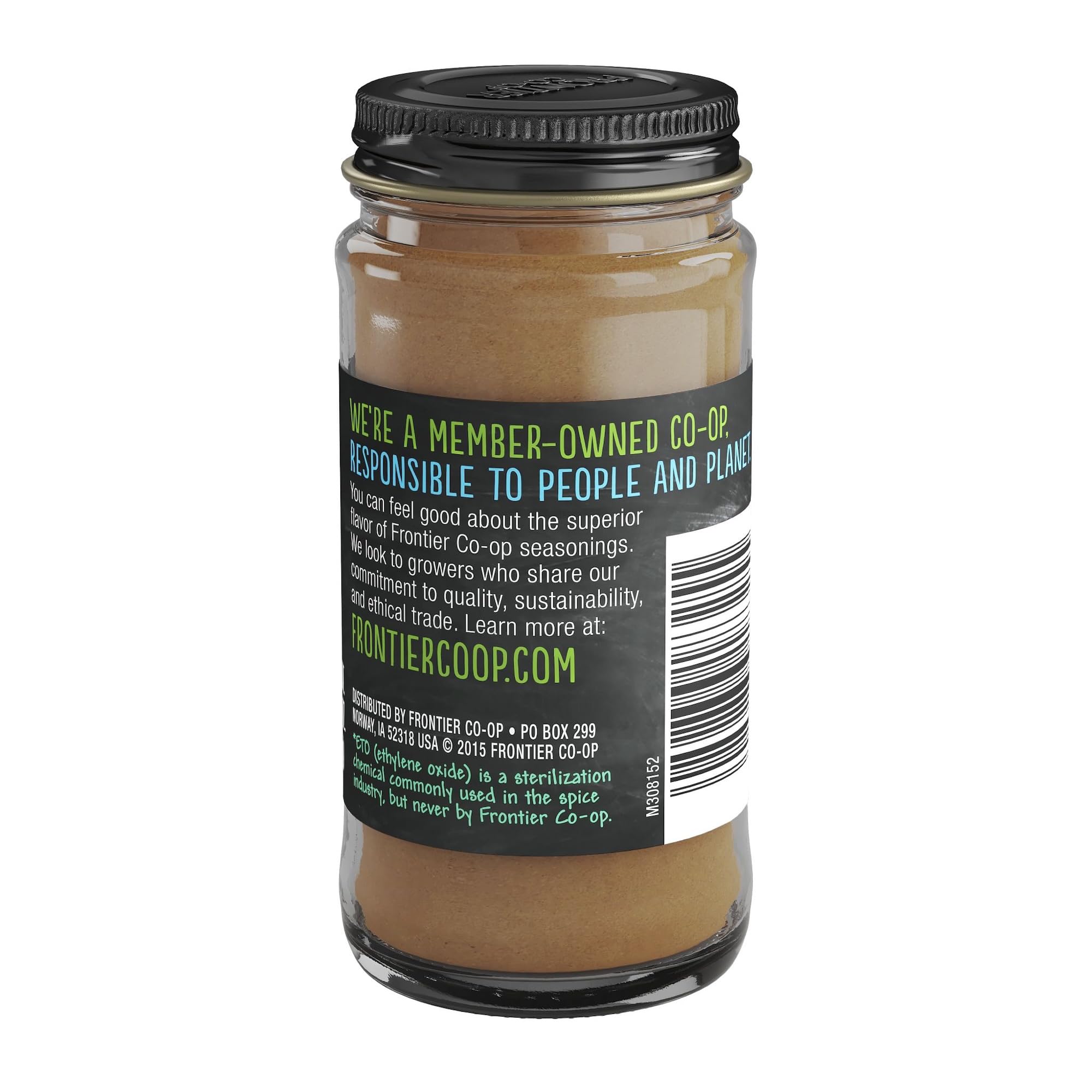 Frontier Co-op Ground Korintje Cinnamon, Gourmet Indonesian Cinnamon, Kosher | 1.92 Ounce (Pack of 1)