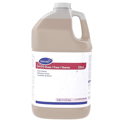 Diversey 957278280 SUMA D9.6 Oven Cleaner, Removes Heavy Deposits of Grease, Fats & Carbonized Soils, Ready-to-Use, 1-Gallon