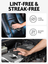 Fantasticlean Microfiber Cleaning Cloth Roll -75 Pack, Tear Away Microfiber Towels, 12" x 12", Reusable, Washable, Scratch Free, Ultra Absorbent