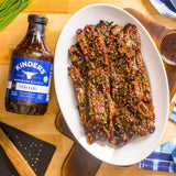 Al Amin Foods Kinder's Organic Teriyaki Marinade and Dipping Sauce Premium Quality 2 Glass Bottles 30 oz. (850g) each.,1.87 Pound (Pack of 2)