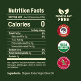 Pompeian USDA Certified Organic Extra Virgin Olive Oil Non-Stick Cooking Spray, No Propellants, 5 Fl Oz