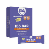 Fody Foods IBS Snack Bars, Salted Caramel, 1.41 Oz (Pack of 12), 6g Prebiotic Fiber, Low FODMAP, Gut & IBS Friendly, Lactose Free, Non-GMO, Gluten