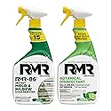 RMR Stain & Sanitation System -Instant Mold & Mildew Stain Remover + Botanical Disinfectant Cleaner, Indoor/Outdoor Cleaning Kit for Kitchens