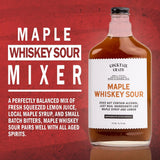 Cocktail Crate Whiskey Lover's 3 Pack Drink Mixers | Award-Winning Craft Cocktail Mixers - Premium Cocktail Syrup Handcrafted with Aromatic Bitters