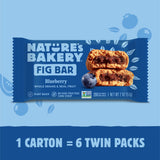Nature's Bakery Blueberry Fig Bars, 2 Oz, 6 Ct