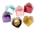 chocolate bar wrappers 100pcs Flower Chocolate Wrappers Paper Candy Box Bar Wedding Favors And Gifts Party Supplies Birthday(Gold)