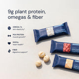 Blueprint Bryan Johnson Macadamia Nut Protein Bars - Variety Pack Protein Bars - Lemon, White Cocoa & Raspberry - Vegan, Low Sugar, Keto-Friendly