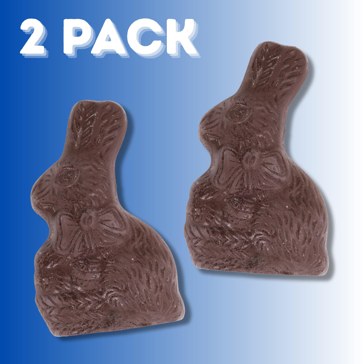 Oreo Cream Filled Chocolate Easter Bunny, Pack of 2, 2 Ounces