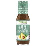 Primal Kitchen Greek Vinaigrette & Marinade Salad Dressing made with Avocado Oil, Whole30 Approved, Certified Paleo, and Keto Certified, 8 Fluid