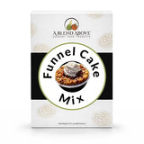 A Blend Above Funnel Cake Mix, Classic Fairground Treat Mix, Makes 10 Funnel Cakes or 20 Fritters, Quick and Easy to Make, Delicious at Every Bite