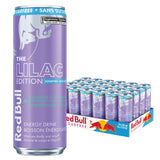 Red Bull Energy Drink, Sugar Free, Lilac Edition, Grapefruit & Blossom Flavor, 12 fl oz Cans, 24 Pack