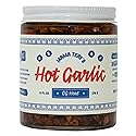 Mama Teav's Hot Garlic Chili Crisp - Spicy, Crunchy, Umami Chili Oil with Garlic & Cambodian Chilis - Vegan, Gluten-Free, All-Natural - Cold-Pressed