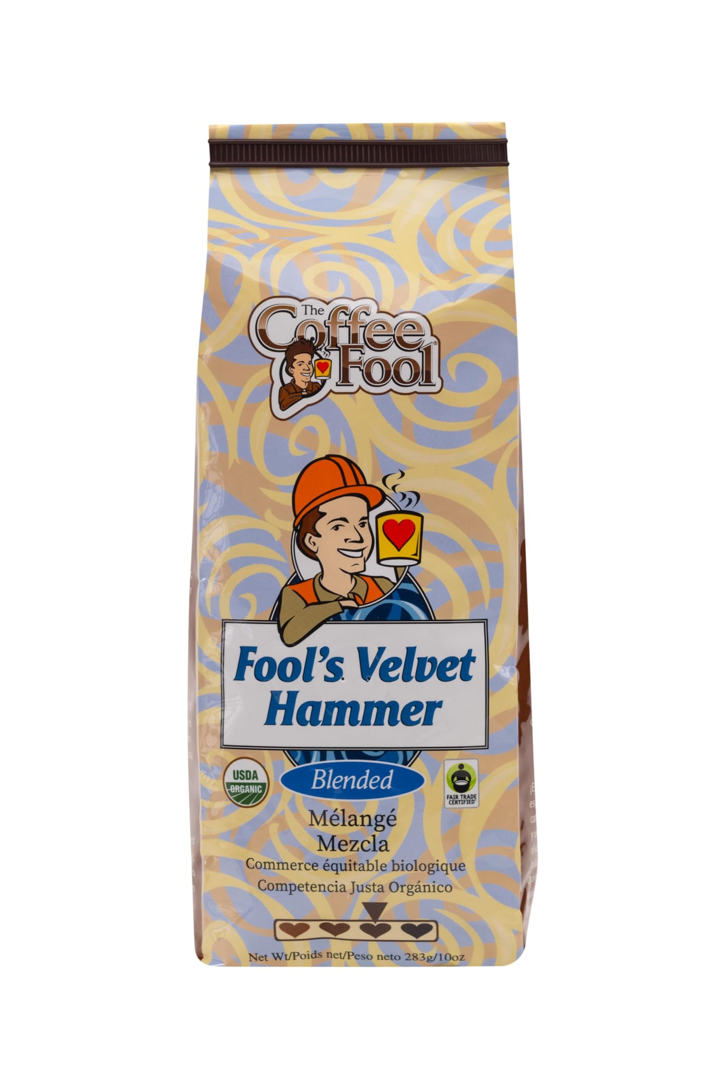 Coffee Fool's Organic Fair Trade Velvet Hammer (Very Fine Grind)
