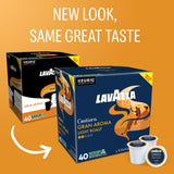 Lavazza Costiera Gran Aroma, Single Serve Keurig K-Cup Pods, Light Roast Coffee, 40-Count Box