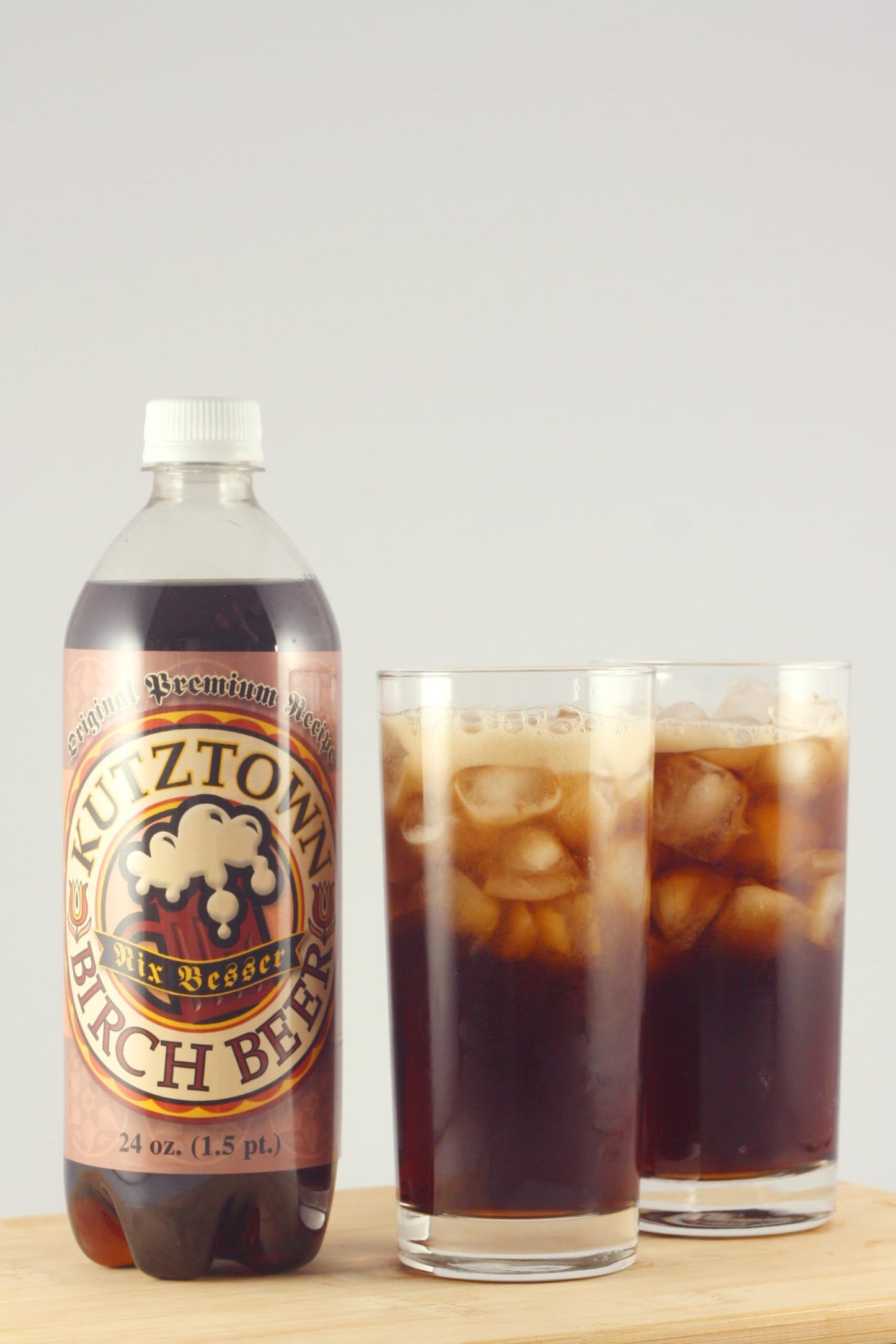 AmishTastes Kutztown "Nix Besser" Birch Beer, Famous Amish Drink, 24 Oz. (Pack of 4)