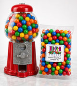 Extreme Sour FIlled Gumballs - 1 lb of 1" Tangy Fruit Flavored Gumballs with Sour Powder Inside