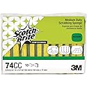 Scotch-Brite PROFESSIONAL Medium-Duty Scrubbing Sponge, 3.6 X 6.1, 0.7" Thick, Yellow/green, 10/pack
