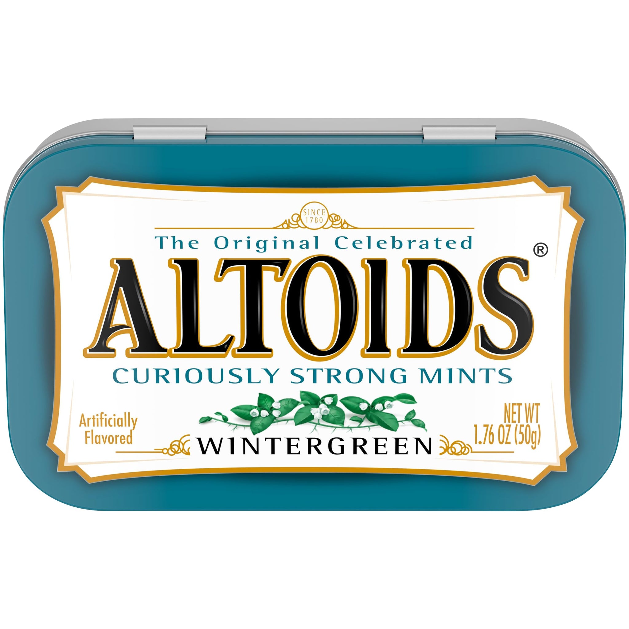AltoidsWintergreen Curiously Strong Mints, 1.76 Ounce Each (3 Pack, 5.28 Ounce Total)