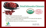 Nature Organic Schisandra Berries Dried Loose Bulk Herbs Schisandra Chinensis ?Wu Wei Zi?Tea