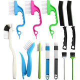 12Pcs Small Cleaning Brush, Crevice Gap Cleaning Brush,Door Window Track Groove Corner Crevice Cleaning Brushes for Cleaning Window