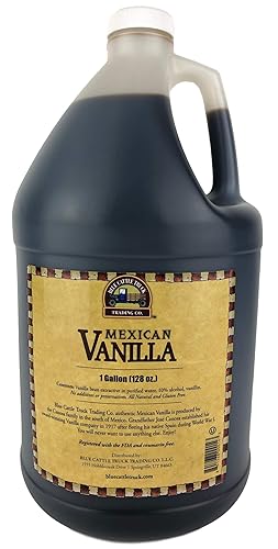 Blue Cattle Truck Trading Co. Traditional Gourmet Mexican Vanilla Extract, 1 Gallon, 128 Ounce