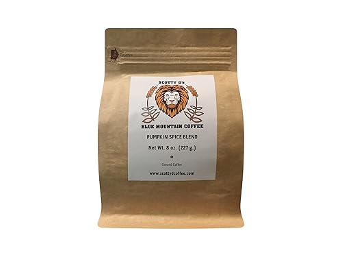 Scotty D's Jamaican Coffee Pumpkin Spice Blend Ground Coffee, 8 oz.