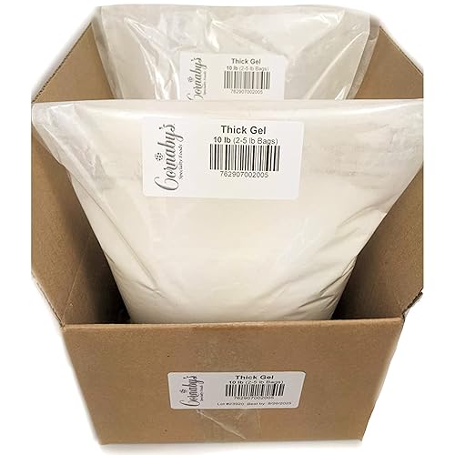 Cornaby’s Thick Gel 10 Pounds | Premium Waxy Maize Starch, 2x More Thickening | Gluten-free, non-GMO, Natural Food Thickener for Thickening Soups