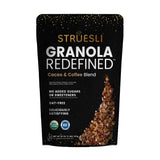 Struesli Cacao & Coffee Organic Granola, Grain & Gluten Free, Healthy Snacks with Cacao, Coffee, Tiger Nuts, Pecans, Walnuts, Hemp Hearts & Coconut