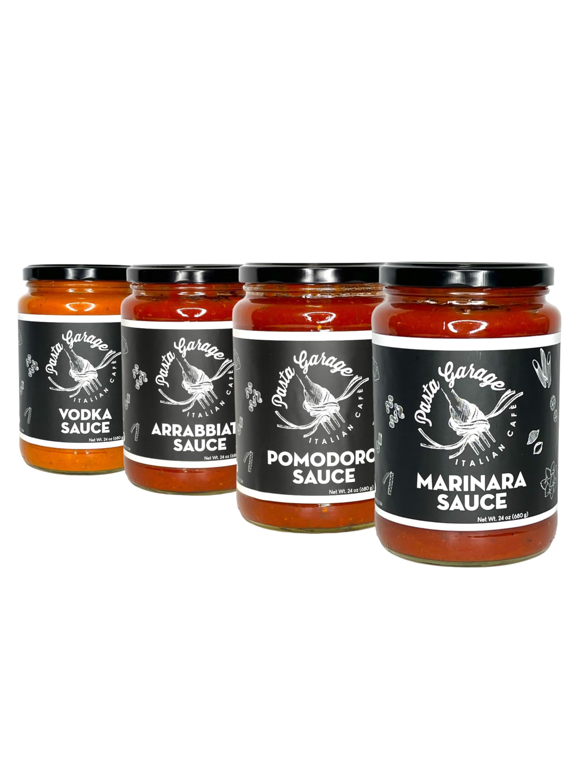 Pasta Garage Classic ARRABBIATA Sauce/World Famous Signature Recipe Spicy (Hot) Pasta Sauce/Small Batch/Slow Cooked/Vegetarian/Vegan/Gluten Free/Low